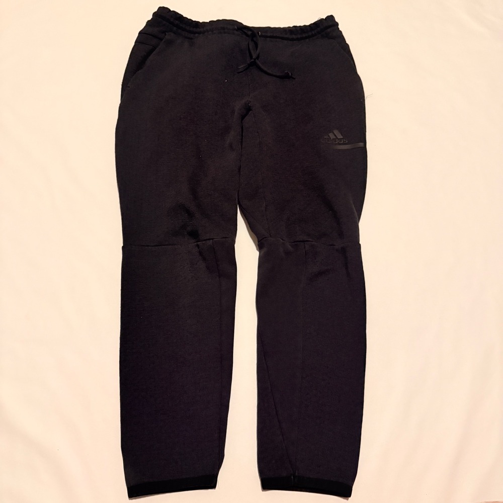 Adidas Tapered Jogger Sweatpants Mens M Black Z.N.E. Activewear Drawstring